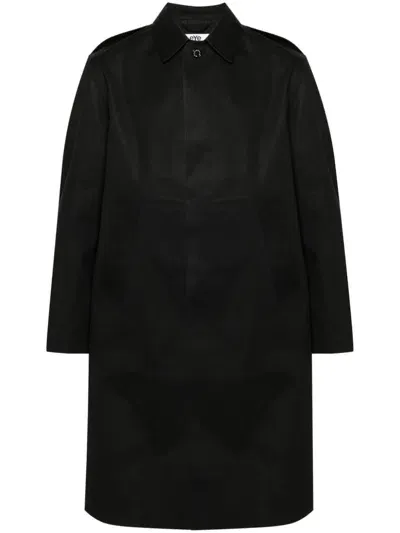 Junya Watanabe X Mackintosh Trench Coat In 黑色