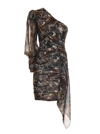 Just Cavalli Dress In Brown