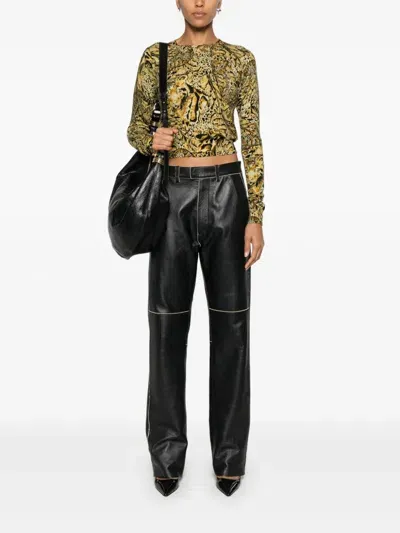 Just Cavalli Leopard-print Sweater In Neutrals