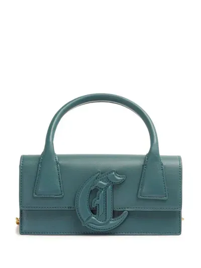 Just Cavalli Logo-appliqué Tote Bag In Green