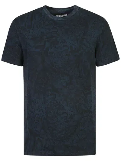 Just Cavalli T-shirts And Polos In Black