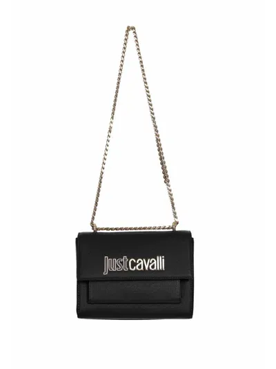 Just Cavalli Shoulder Bag In Black