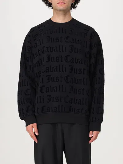 Just Cavalli Sweater  Men Color Black In Schwarz