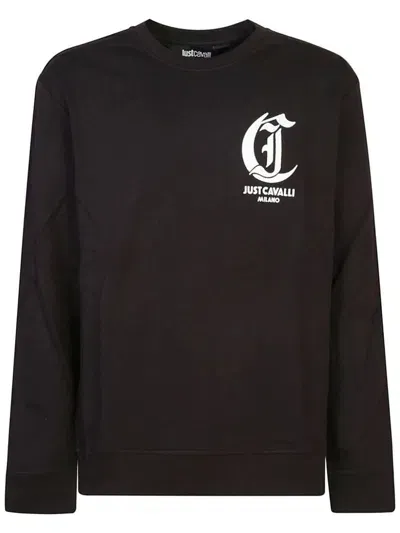 Just Cavalli Sweaters In Black