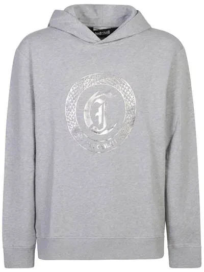 Just Cavalli Sweaters In Grey