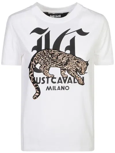 Just Cavalli T-shirts And Polos In White