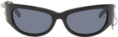 Justine Clenquet Black Clara Sunglasses