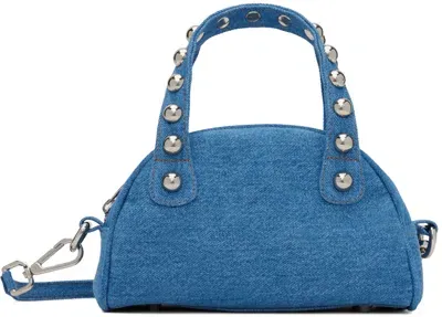 Justine Clenquet Blue Liv Denim Bag In Denim Bllue