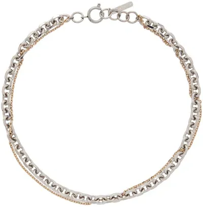 Justine Clenquet Gold Dana Necklace In Gold & Palladium