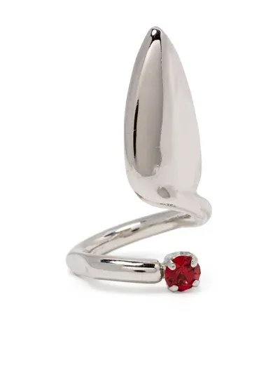 Justine Clenquet Sam Nail Ring In Silver