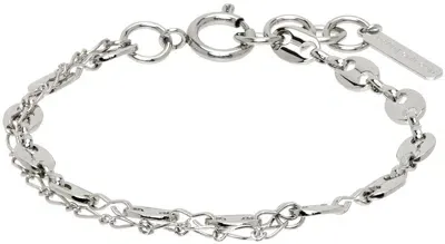 Justine Clenquet Silver Alexis Bracelet In Palladium