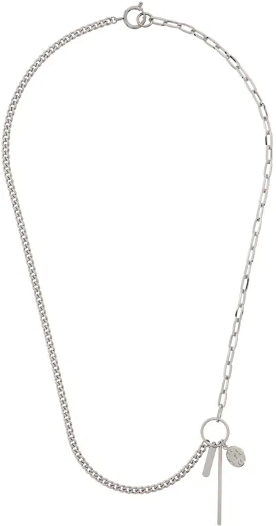 Justine Clenquet Silver Haiden Necklace In Palladium