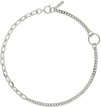 Justine Clenquet Silver Hair Chocker In Palladium