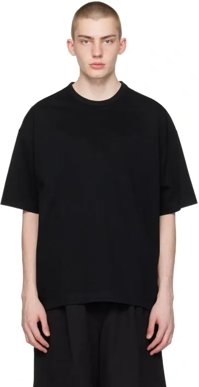 Juunj Black Embroidered T-shirt