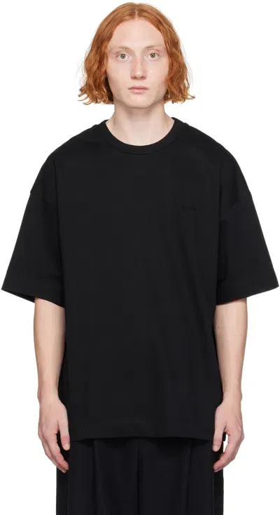 Juunj Black Graphic T-shirt In 5 Black