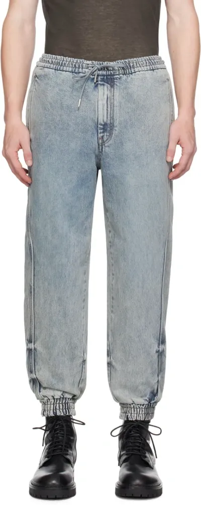 Juunj Blue Faded Jeans In P Blue