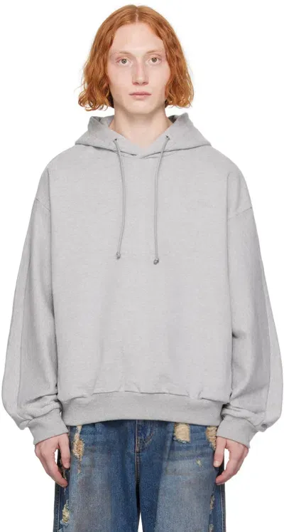 Juunj Gray Essential Hoodie In 3 Grey