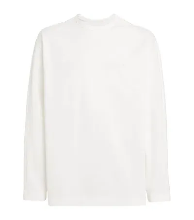 Juunj Long-sleeve Oversized T-shirt In White