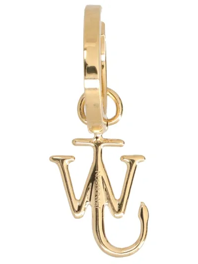 Jw Anderson Anchor Ear Cuffs In Gold