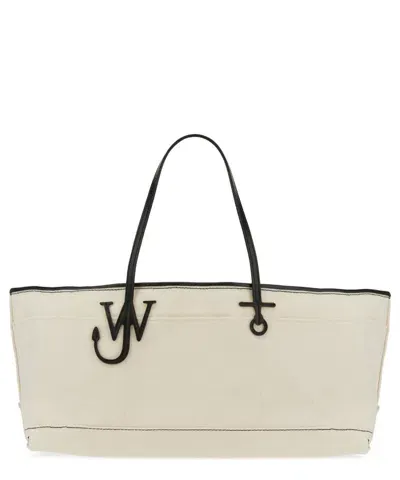 Jw Anderson Anchor Tote Bag In White