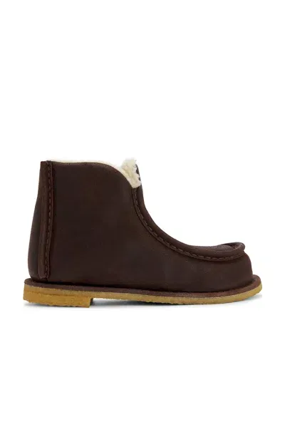 Jw Anderson Ankle Boot In Brown