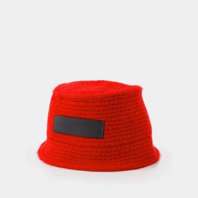 Jw Anderson J.w. Anderson Bucket Hat In Red