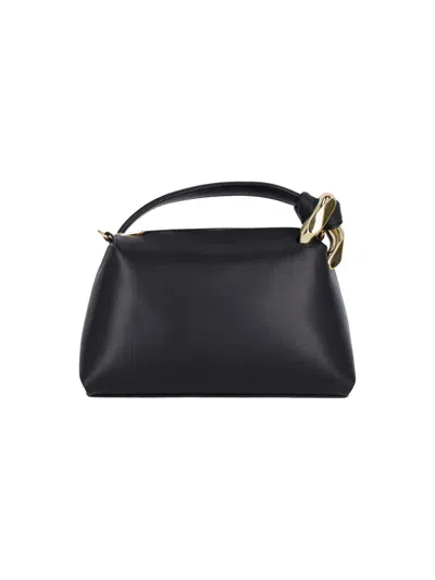 Jw Anderson 'corner Bag' Shoulder Bag In Black