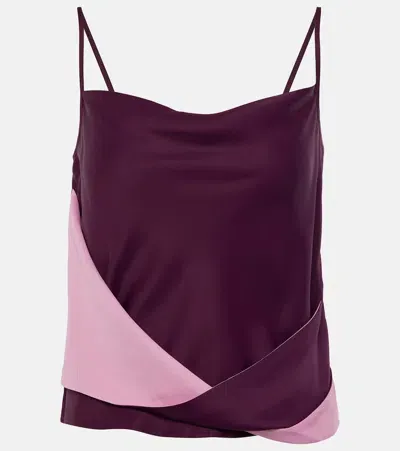 Jw Anderson Twisted Camisole In Purple