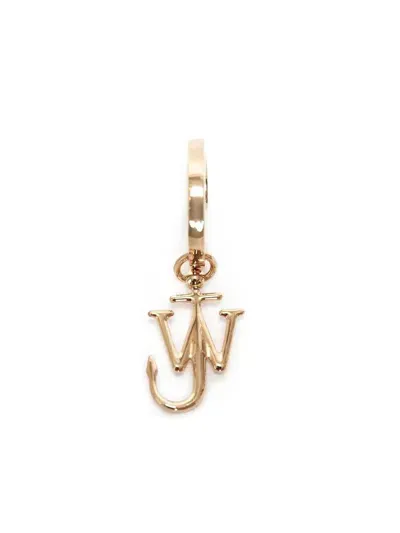 Jw Anderson Jw-initials Anchor Logo Ear Cuff In Gold