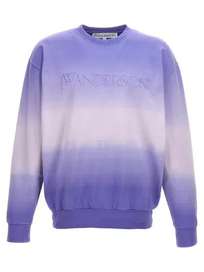 Jw Anderson J.w.anderson Men 'gradient' Sweatshirt In Purple