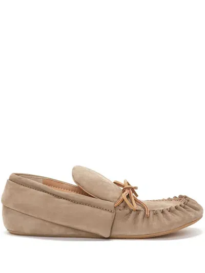 Jw Anderson Loafer Flat In Brown