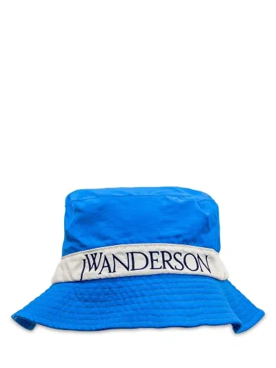 Jw Anderson Logo Hat In Blue