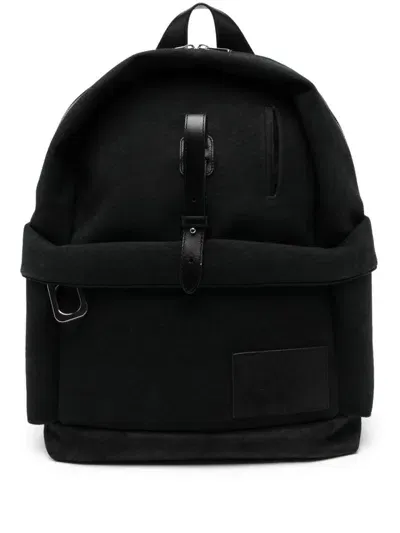 Jw Anderson Logo-patched Backpack In Black