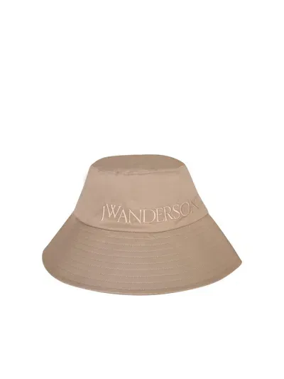 Jw Anderson Logo Shade Beige Hat