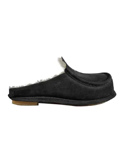 Jw Anderson Padded Loafer Mules In Black