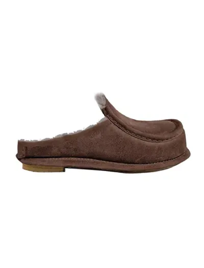 Jw Anderson Padded Loafer Mules In Brown