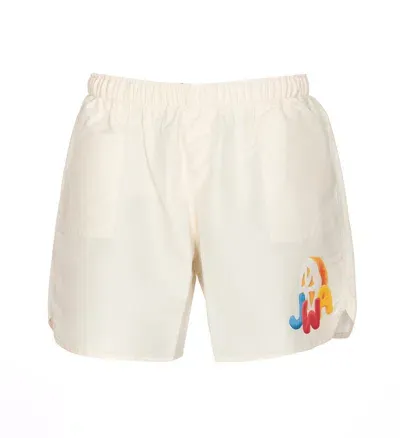 Jw Anderson Jwa Orange Print Swim Shorts In Neutrals