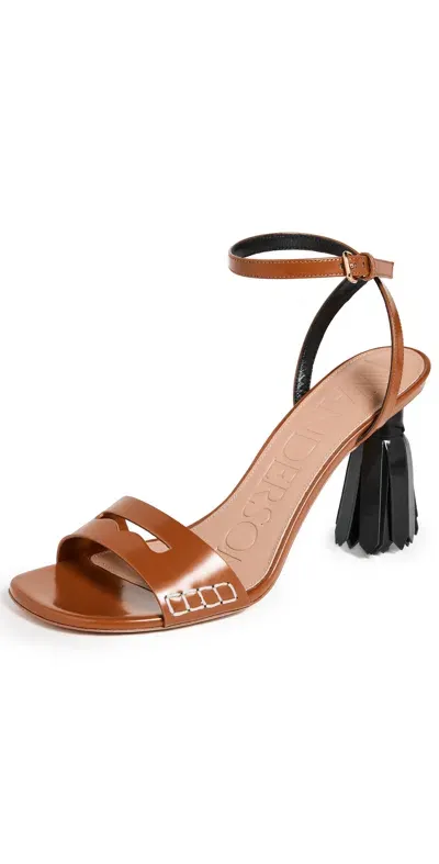 Jw Anderson Tassel High Heel Sandals Tan