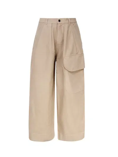 Jw Anderson J.w. Anderson Trousers In White