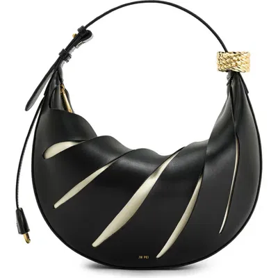 Jw Pei Jana Hollow Out Faux Leather Shoulder Bag In Black