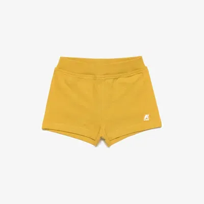 K-way Kids' E. Noisette Pique In Yellow