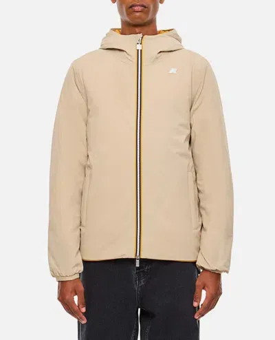 K-way Jack St Warm Double Face In Beige