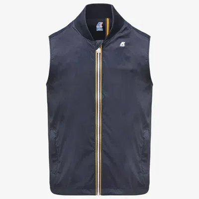 K-way Vally Stretch Nylon Jersey In Blue