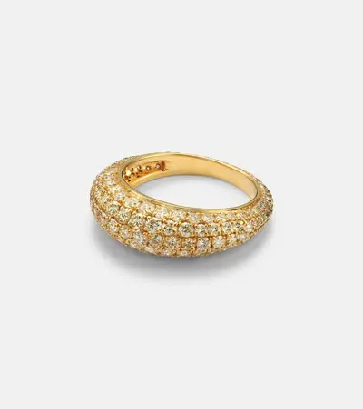 Kamyen 18kt Gold Ring With Diamonds