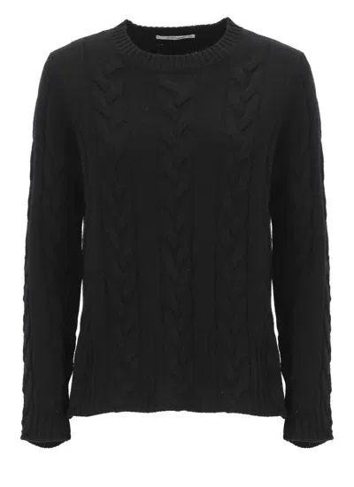 Kangra Black Cashmere Wool Sweater