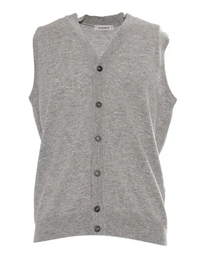 Kangra Cashmere Sleveless Vest In White