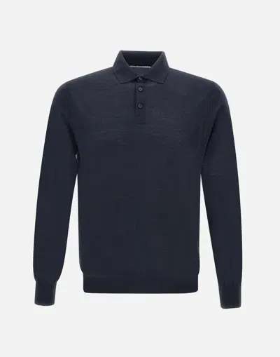 Kangra Cashmere T-shirts And Polos In Blue