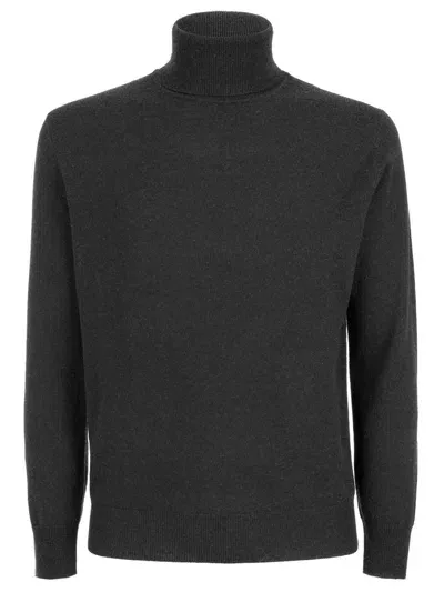 Kangra Grey Wool And Cashmere Sweater In Black