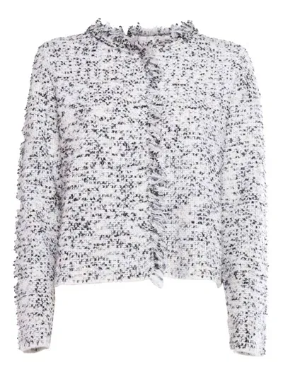 Kangra Knitted Chanel Jacket In White