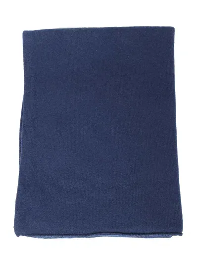 Kangra Pure Cashmere Stole In Blue